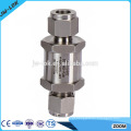 SS Poppet Duplex Check Valve